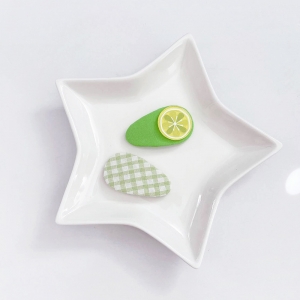 Girl Hair Clip Geometric Lime Set (GHP9035)